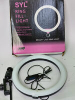 10 inch led circle ring light with tripod stand and Phone Holder for YouTube Video Live