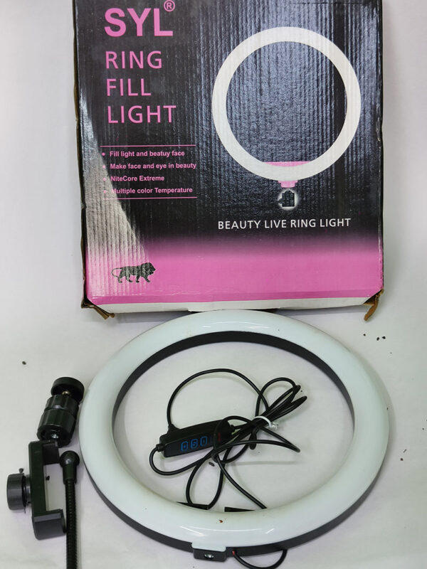 10 inch led circle ring light with tripod stand and Phone Holder for YouTube Video Live Stream Makeup Photography